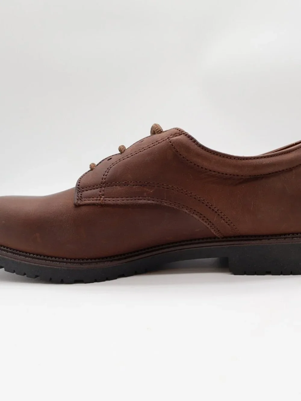 Nunn Bush Brown Leather Oxford Shoes Mens 9 Comfort Vintage 90s